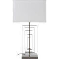 Luminaire sur Grenoble : Lampes &agrave; poser Ixia Lampe de table en m&eacute;tal gris Gris Unique. . Maison & D&eacute;co > Lampes &agrave; poser.