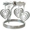 Bougeoirs, photophores Heart And Home Carrousel pour petite jarre Gris Unique. . Maison & D&eacute;co > Bougeoirs, photophores.