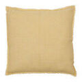Linge de maison sur Grenoble : Housses de coussins C&ocirc;t&eacute; Table BASIC Jaune 45x45 cm. . Maison & D&eacute;co > Housses de coussins.