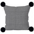 Linge de maison sur Grenoble : Coussins Soleil D'Ocre Victoria Noir 45x45 cm. . Maison & D&eacute;co > Coussins.