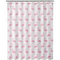 Rideaux, stores Unimasa Rideau de douche Flamingo Blanc 180x200 cm. . Maison & D&eacute;co > Rideaux, stores.