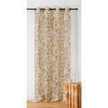 Linge de maison sur Grenoble : Voilages Linder VOILAGE GARANCE Jaune 145x280 cm. Finition ?illets de diam&egrave;tre 4 cm.. Maison & D&eacute;co> Voilages.