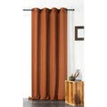 Linge de maison sur Grenoble : Voilages Linder VOILAGE MELISSE Marron 140x240 cm. Finition ?illets de diam&egrave;tre 4 cm.. Maison & D&eacute;co> Voilages.
