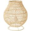 Lampes &agrave; poser Unimasa Lampe de table naturelle arrondie en rotin Beige Unique. . Maison & D&eacute;co > Lampes &agrave; poser.