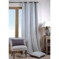 Linge de maison sur Grenoble : Rideaux, stores Stof Un panneau de Rideau tamisant &agrave; oeillets - Gris Perle Gris 135x240 cm. . Maison & D&eacute;co > Rideaux, stores.