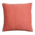 Linge de maison sur Grenoble : Housses de coussins Vivaraise STONEWASH SWAMI Rose 45x45 cm. . Maison & D&eacute;co > Housses de coussins.