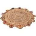 Tapis Signes Grimalt Tapis rond ethnique en jute et coton multicolore Multicolore Unique. . Maison & D&eacute;co > Tapis. Grenoble