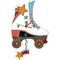 Horloges Enesco Horloge Roller Skate con&ccedil;ue par l'artiste Michelle Allen Blanc Unique. . Maison > Horloges. Grenoble