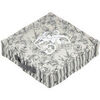 Coussins Stof Coussin de sol en coton - Bonnie Ecru Blanc 45x45 cm. . Maison & D&eacute;co > Coussins.