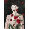 Tableaux, toiles Signes Grimalt Image Femme Avec Des Roses Grenoble