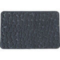Tapis de bain Guy Levasseur Tapis de bain galet &agrave; m&eacute;moire de forme Gris 50x80 cm. . Maison > Tapis de bain. Grenoble