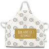 Torchons Future Home Tablier de cuisine "Bon App&eacute;tit ! En famille" Multicolore 70 cm. . Maison & D&eacute;co> Torchons.