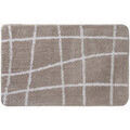Tapis de bain sur Grenoble : Tapis de bain Guy Levasseur Tapis de bain antid&eacute;rapant &agrave; carreaux Beige 50x80 cm. . Maison > Tapis de bain.