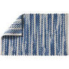 Tapis Guy Levasseur Tapis d&eacute;co r&eacute;versible en polycoton Bleu 50x80 cm. . Maison & D&eacute;co > Tapis.