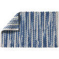 D&eacute;coration sur Grenoble : Tapis Guy Levasseur Tapis d&eacute;co r&eacute;versible en polycoton Bleu 50x80 cm. . Maison & D&eacute;co > Tapis.