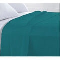 Draps Future Home Drap plat en coton 57 fils uni bleu p&eacute;trole Bleu 240x300 cm. . Maison > Draps. Grenoble