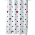 Linge de maison sur Grenoble : Rideaux, stores Guy Levasseur Rideau de douche imprim&eacute; &eacute;toile en polyester Blanc 180x200 cm. . Maison & D&eacute;co > Rideaux, stores.