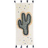 Tapis Future Home Tapis d&eacute;co enfant cactus en coton tiss&eacute; Blanc 50x120 cm. . Maison & D&eacute;co > Tapis.