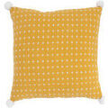 Coussins Future Home Coussin &agrave; pompons en polycoton 40x40cm Jaune 40x40 cm. . Maison & D&eacute;co > Coussins. Grenoble