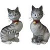 Statuettes et figurines Parastone Statuettes Les chats par Dubout - 2 figrines Gris Unique. . Maison & D&eacute;co > Statuettes et figurines.