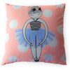 Coussins Future Home Coussin enfant imprim&eacute; en coton 40x40cm Rose 40x40 cm. . Maison & D&eacute;co > Coussins.