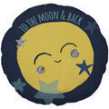 Coussins Future Home Coussin enfant imprim&eacute; lune en coton 35x35cm Bleu 35x35 cm. . Maison & D&eacute;co > Coussins. Grenoble
