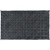 Tapis Unimasa Essuie-pieds aspect m&eacute;tal en Gomme 75 cm Noir Unique. . Maison & D&eacute;co > Tapis.