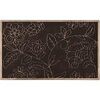 Tapis Unimasa Essuie-pieds Floral en Gomme 75 cm Noir Unique. . Maison & D&eacute;co > Tapis.