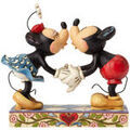 D&eacute;coration sur Grenoble : Statuettes et figurines Enesco Figurine Collection Mickey et Minnie s'embrassent Bleu Unique. . Maison & D&eacute;co > Statuettes et figurines.