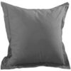 Taies d'oreillers, traversins Stof Taie d'oreiller unie 65 x 65 cm Anthracite