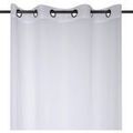 Linge de maison sur Grenoble : Rideaux, stores Stof Un panneau de Voilage &agrave; oeillets Mona Blanc 140 x 280 cm Blanc Unique. . Maison & D&eacute;co > Rideaux, stores.