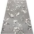D&eacute;coration sur Grenoble : Tapis Rugsx Tapis GNAB 60642653 Fleurs des roses gris 160x230 cm Gris 160x230 cm. . Maison & D&eacute;co > Tapis.