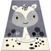 Tapis Rugsx Tapis BCF FLASH Fox 3995 - Renard 140x190 cm Gris 140x190 cm. . Maison & D&eacute;co > Tapis.
