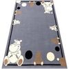 Tapis Rugsx Tapis BCF FLASH Hippo 3993 - Hippopotame 140x190 cm Gris 140x190 cm. . Maison & D&eacute;co > Tapis.