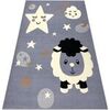 Tapis Rugsx Tapis BCF FLASH Sheep 4000 - mouton 140x190 cm Gris 140x190 cm. . Maison & D&eacute;co > Tapis.
