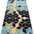 Tapis Rugsx Tapis POLI 9139A Cube 3D noir / 140x190 cm Noir 140x190 cm. . Maison & D&eacute;co > Tapis.