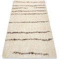 Tapis Rugsx Tapis FLUFFY 2371 shaggy Rayures - cr&egrave;me 200x290 cm Beige 200x290 cm. . Maison & D&eacute;co > Tapis. Grenoble