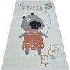 Tapis Rugsx Tapis PASTEL 18403/063 - PETITE SOURIS cr&egrave;me 120x170 cm Blanc 120x170 cm. . Maison & D&eacute;co > Tapis.