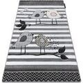 Tapis Rugsx Tapis PETIT BIRDS PETITS OISEAUX gris 160x220 cm Gris 160x220 cm. . Maison & D&eacute;co > Tapis.