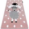 Tapis Rugsx Tapis PETIT DOLLY mouton rose 160x220 cm Rose 160x220 cm. . Maison & D&eacute;co > Tapis.