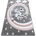 D&eacute;coration sur Grenoble : Tapis Rugsx Tapis PETIT PONY PETIT PONEY gris 180x270 cm Gris 180x270 cm. . Maison & D&eacute;co > Tapis.