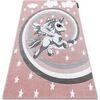 Tapis Rugsx Tapis PETIT PONY PETIT PONEY rose 140x190 cm Rose 140x190 cm. . Maison & D&eacute;co > Tapis.