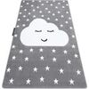 Tapis Rugsx Tapis PETIT CLOUD NUAGE &Eacute;TOILES gris 80x150 cm Gris 80x150 cm. . Maison & D&eacute;co > Tapis.