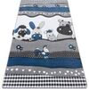 Tapis Rugsx Tapis PETIT FARM FERME ANIMAUX bleu 180x270 cm Bleu 180x270 cm. . Maison & D&eacute;co > Tapis.
