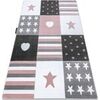 Tapis Rugsx Tapis PETIT TEENY C?UR &Eacute;TOILES rose 180x270 cm Rose 180x270 cm. . Maison & D&eacute;co > Tapis.