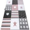 Tapis Rugsx Tapis PETIT TEENY C?UR &Eacute;TOILES rose 160x220 cm Rose 160x220 cm. . Maison & D&eacute;co > Tapis.