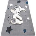 Tapis Rugsx Tapis PETIT ELEPHANT L'&Eacute;L&Eacute;PHANT &Eacute;TOILE gris 180x270 cm Gris 180x270 cm. . Maison & D&eacute;co > Tapis. Grenoble