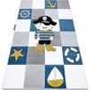 Tapis Rugsx Tapis PETIT CORSAIR PIRATE NAVIRE ANCRE bleu 180x270 cm Bleu 180x270 cm. . Maison & D&eacute;co > Tapis.