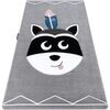 Tapis Rugsx Tapis PETIT RACCOON MUKKI RATON LAVEUR gris 140x190 cm Gris 140x190 cm. . Maison & D&eacute;co > Tapis.