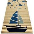 Tapis Rugsx Tapis PETIT SAIL bateau, voilier or 140x190 cm Dor&eacute; 140x190 cm. . Maison & D&eacute;co > Tapis. Grenoble